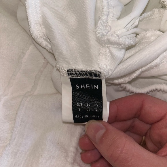 Strapless White Ruffled Top - Picture 4 of 5